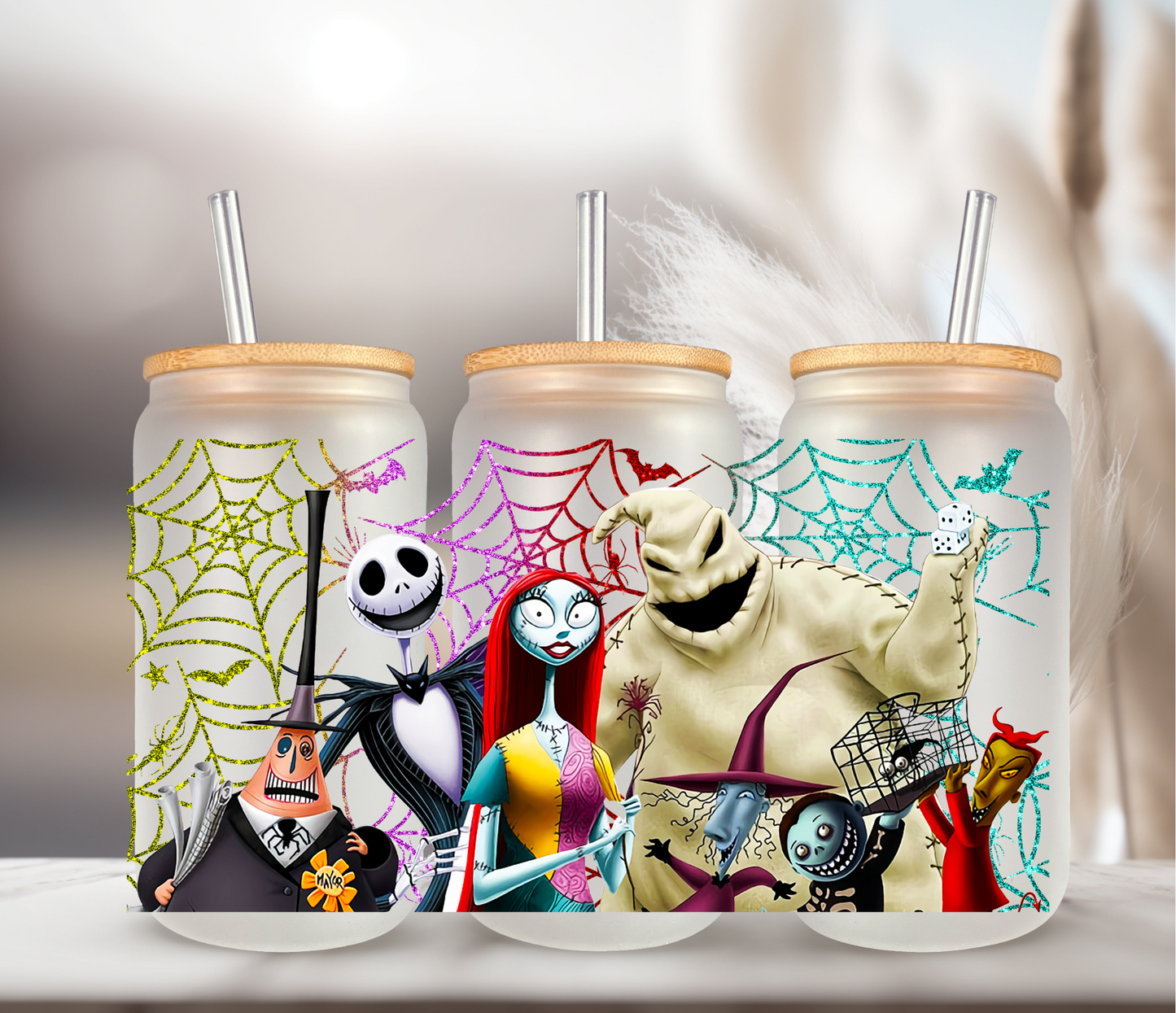 NBC fam 16 oz glass can