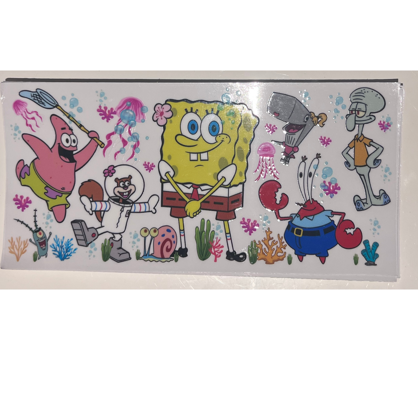 UV DTF wraps (RTS) - Sponge Under the sea