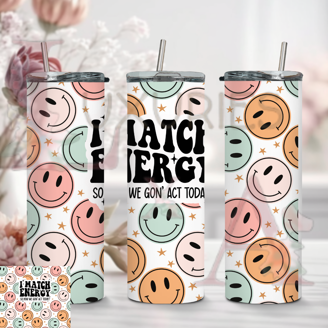 I match energy 20oz Sublimation