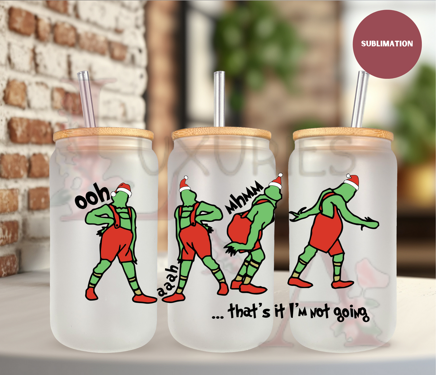 Thats it im not going 16 oz Sublimations Wrap