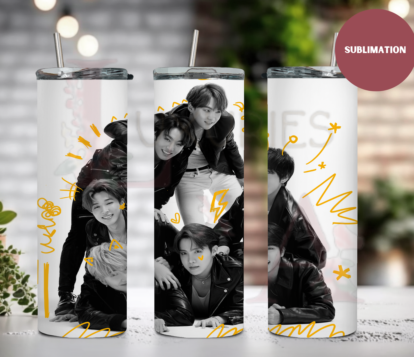 Star BTS ( SUBLIMATION) 20oz print
