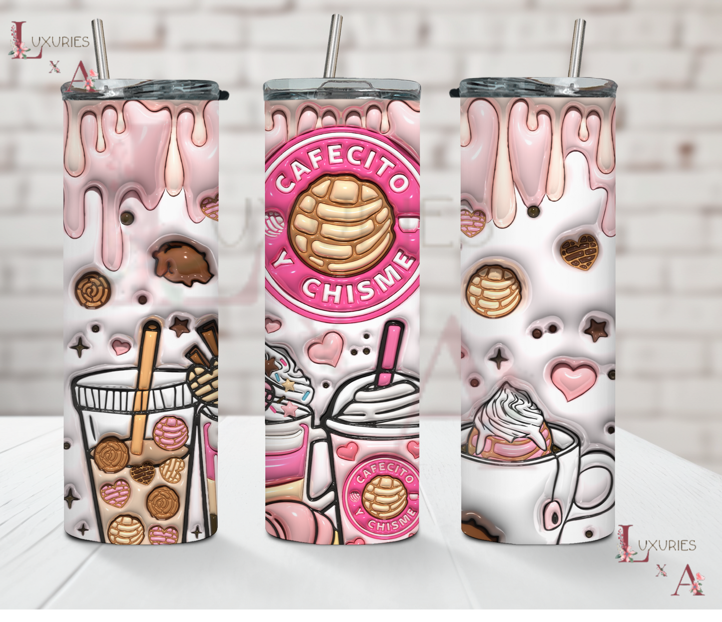 Cafecito 3D 20 oz SUBLIMATION
