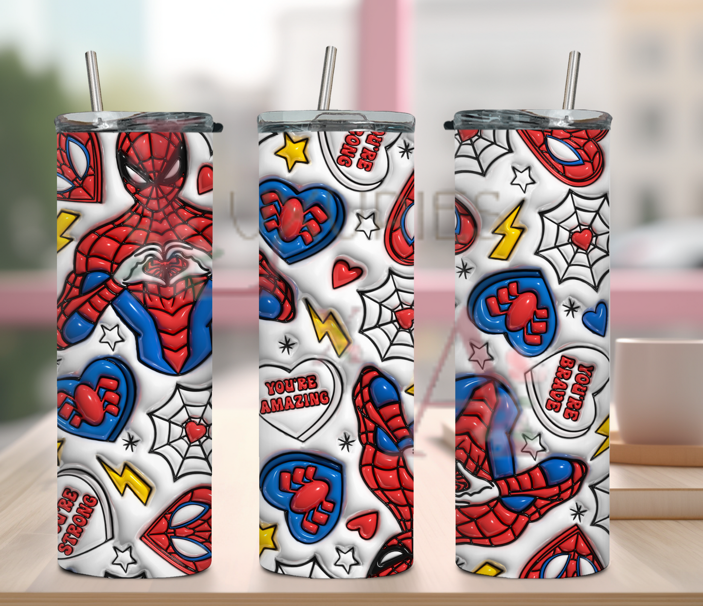 Spider Hearts 20 oz TUMBLER