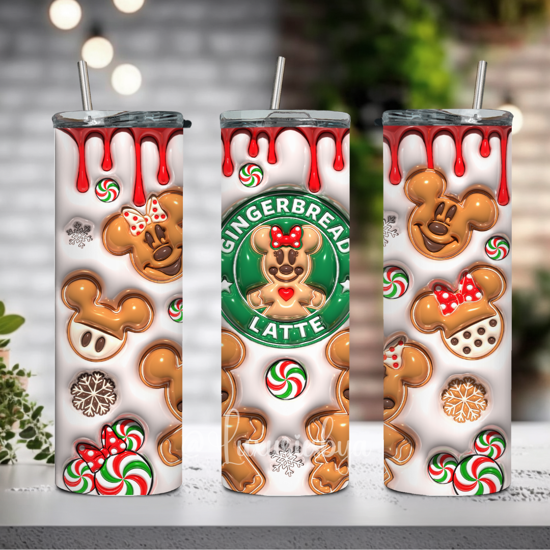 Ginger Bread Latte 20 oz tumbler