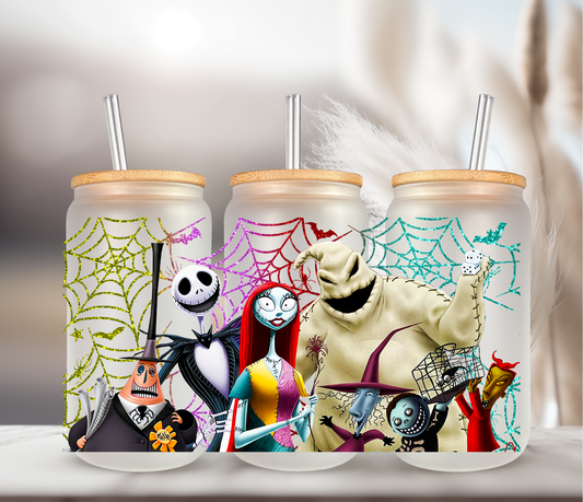NBC fam 16 oz glass can