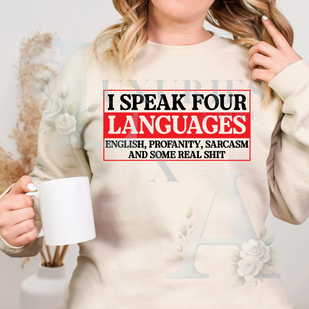 I speak four languages
