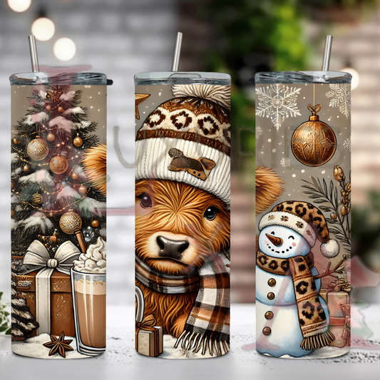 Highland winter 20 oz tumbler