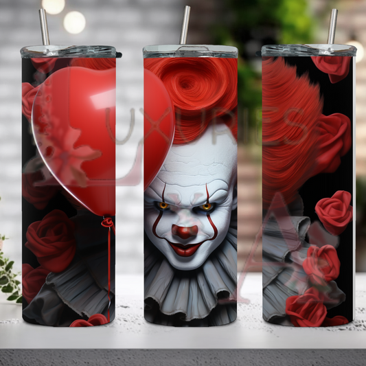 Horror Clown 20 oz Tumbler