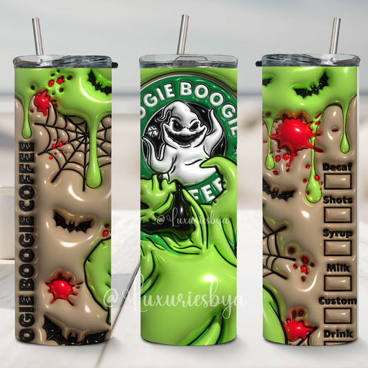 Green man Boogie ( GLOW) 20 oz Tumbler