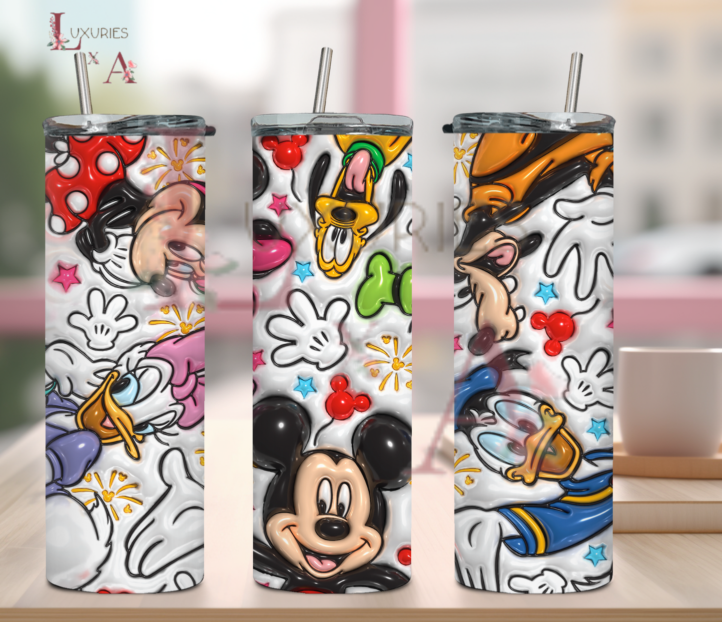 Mouse and Friends Inflated 20 oz SUBLIMATION