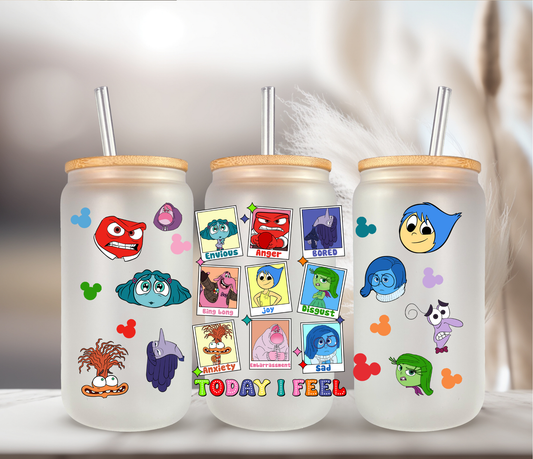 I feel...... 16 oz Glass Cup
