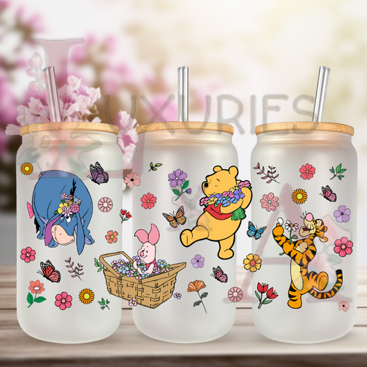 Spring Bears 16 oz glass cans