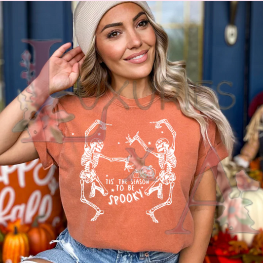 Tis the spooky season screen print