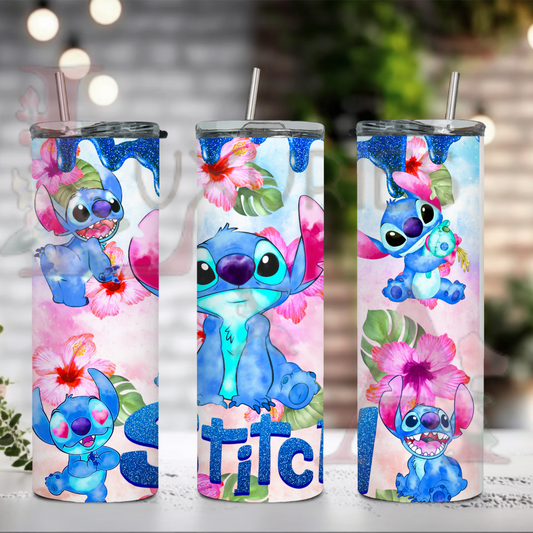 Alien on vacation 20 oz tumbler