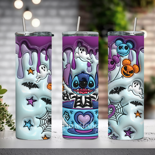 Skeleton Alien 20 oz Tumbler