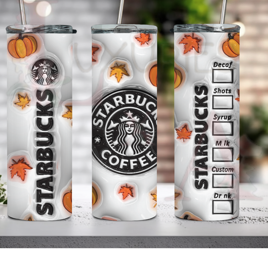 Coffee and fall  20 oz Sublimation