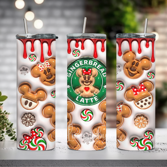 Ginger Bread Latte 20 oz tumbler