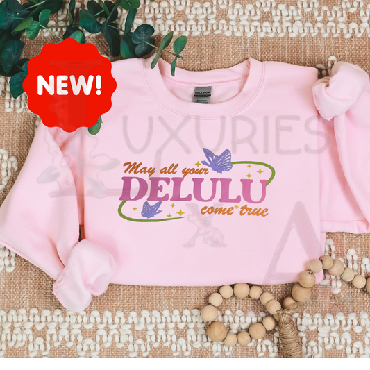 Delulu Crewneck